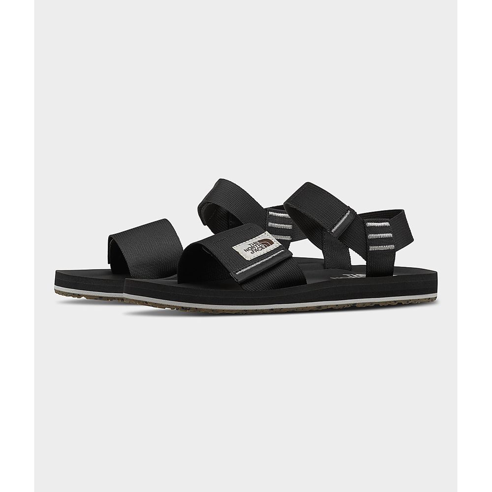 The North Face Sandal Womens Australia - The North Face Skeena Black / White (XQR-417280)